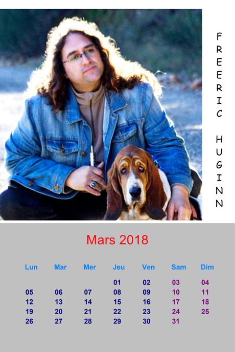 Calendrier des auteurs : Mars