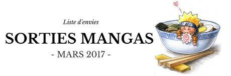Sorties Mangas | Mars 2017