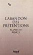 L’abandon des prétentions