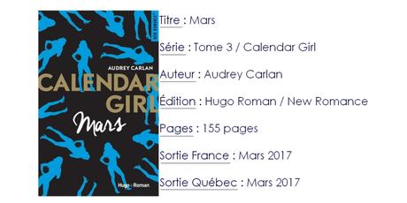 Calendar Girl #3 Mars d’Audrey Carlan