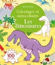 Coloriages et autocollants - Les dinosaures