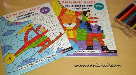 Coloriages malins - Véhicules et transports - Multiplications magiques