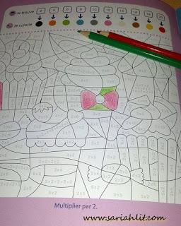 Coloriages malins - Véhicules et transports - Multiplications magiques