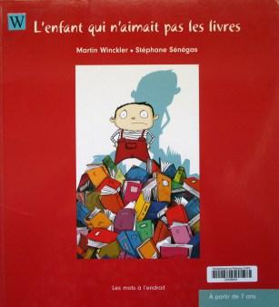 Enfant qui n'aimait pas les livres-Winckler-Sénégas-couv