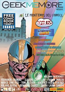 LE PRINTEMPS DES COMICS - FCBD 2017 VOUS DONNE RENDEZ-VOUS LES 5 ET 6 MAI A NICE CHEZ ALFA BD