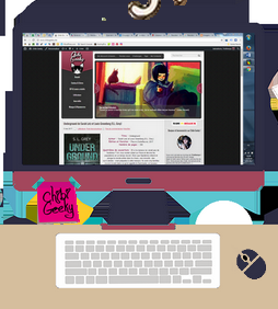 mini bannière chibi geeky