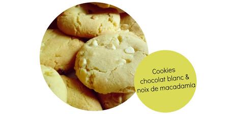 Cookies chocolat blanc & noix de macadamia