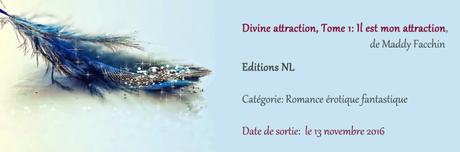 Divine Attraction, Tome 1: Il est mon attraction ⋆ Maddy FACCHIN