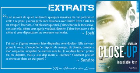 Close-up #2 – Inoubliable Josh – Jane Devreaux