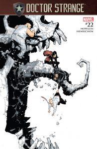 Captain America: Steve Rogers #18, Captain America: Sam Wilson #23,  Doctor Strange #22, U.S. Avengers #7