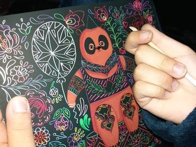 Cartes à gratter - Animaux du monde.