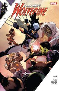 Mighty Thor #20, All-New Wolverine #22, Hawkeye #8