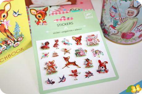 Stickers et carnets Lovely Paper de Djeco