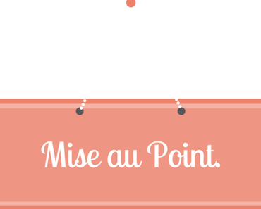{Bookscritics Blabla #2} Mise au point.