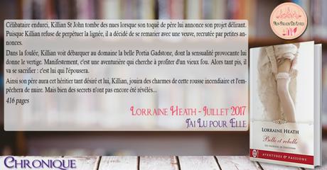 Les Vauriens de Havisham #3 – Belle et Rebelle – Lorraine Heath