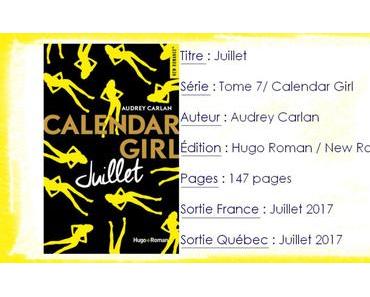 Calendar Girl #7 Juillet d’Audrey Carlan