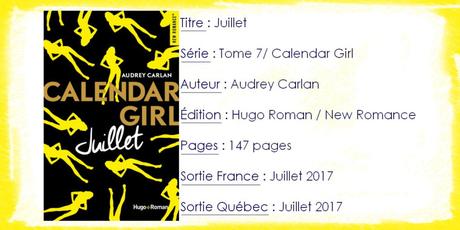 Calendar Girl #7 Juillet d’Audrey Carlan
