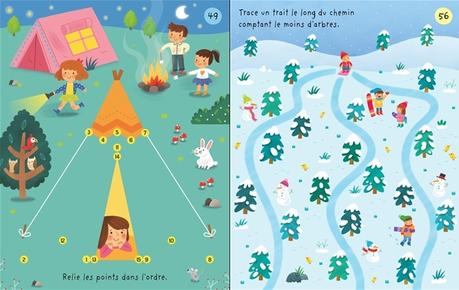 Jouer et découvrir # 75 – Mon premier bloc de jeux de vacances - Usborne – 2017 (dès 5 ans)