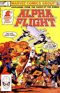 ALPHA FLIGHT #1 (LA DIVISION ALPHA) EN 1983 - COVER STORY RELOADED