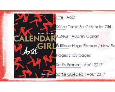 Calendar Girl #8 Août d’Audrey Carlan