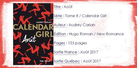 Calendar Girl #8 Août d’Audrey Carlan