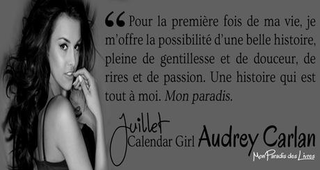 Calendar Girl #7 – Juillet – Audrey Carlan