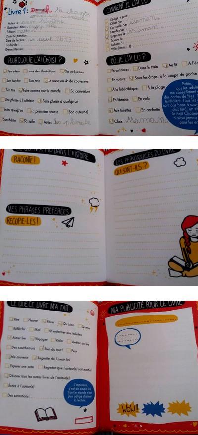 Mon carnet de lecteur et lectrice.