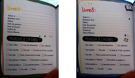 Mon carnet de lecteur et lectrice.