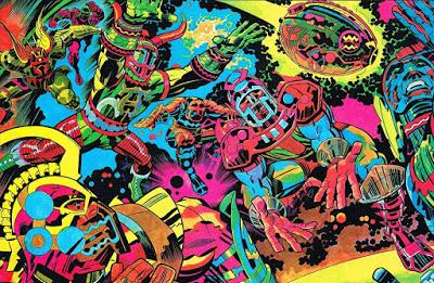 JACK KIRBY SPLASH PAGES : LA DEMESURE D'UN ARTISTE INCROYABLE