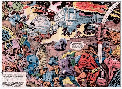 JACK KIRBY SPLASH PAGES : LA DEMESURE D'UN ARTISTE INCROYABLE