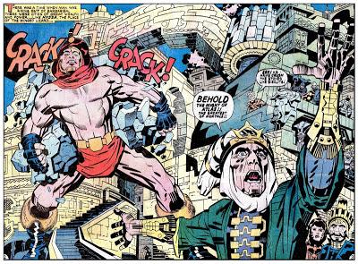 JACK KIRBY SPLASH PAGES : LA DEMESURE D'UN ARTISTE INCROYABLE