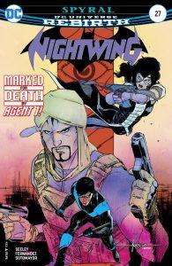 The Flash #29, Green Arrow #29, Nightwing #27
