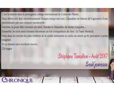 La Team Sherlock #1 – Le mystère Moriarty – Stéphane Tamaillon