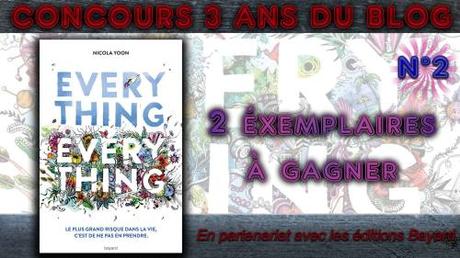 CONCOURS: 3 ans du blog #2 ( Evrything Everything x2)