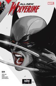 Mighty Thor #22, Hawkeye #10, Jessica Jones #12, All-New Wolverine #24