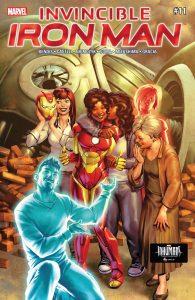 Infamous Iron Man #11, Infamous Iron Man #12, Invincible Iron Man #10, Invincible Iron Man #11