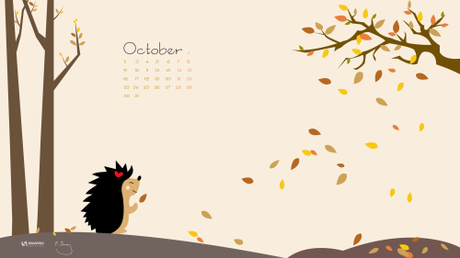 Calendrier octobre 2017 – October 2017 calendar