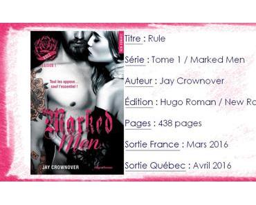 Marked Men #1 Rule de Jay Crownover