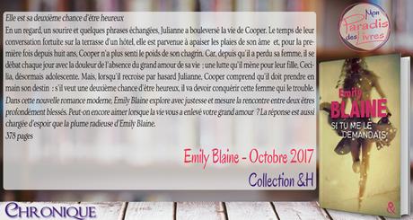 Si tu me le demandais – Emily Blaine