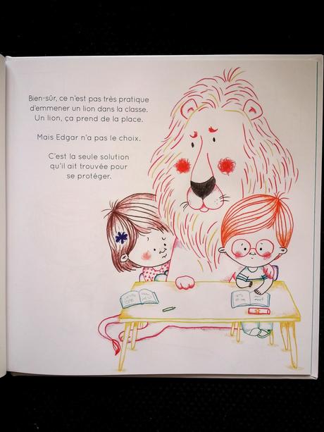 Edgar et son lion. Céline PERSON et Cécile VANGOUT – 2017 (Dès 3 ans)