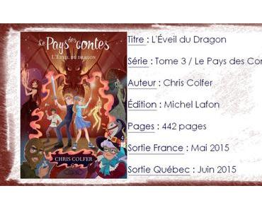 Le Pays des Contes #3 L’Éveil du Dragon de Chris Colfer