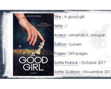 A Good Girl d’Amanda K. Morgan