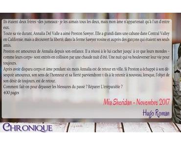 L’honneur de Preston – Mia Sheridan