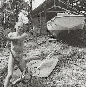 Peter Tangvald building L'Artemis de Pytheas