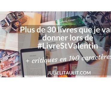 Plus de 30 livres que je vais donner pour l’événement Le 14 février, je donne un livre! #LivreStValentin