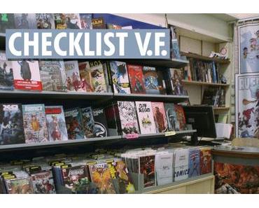 Checklist Comics V.F. de Juin 2018