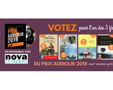 Votez pour l’un des 5 finalistes du Prix Audiolib 2018