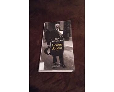 L'ordre du jour - Eric Vuillard *****
