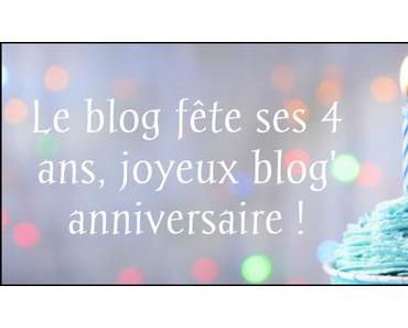 🎁 Concours pour fêter les 4 ans du blog ! 🎁