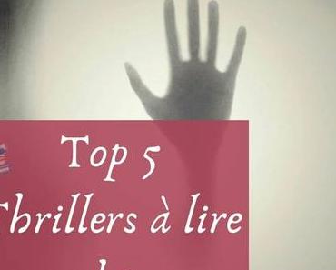 #TOP5 Thrillers à lire cet hiver